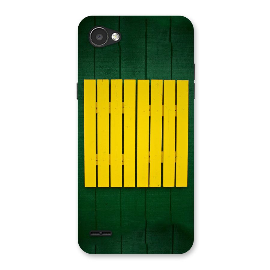 Yellow Fence Back Case for LG Q6