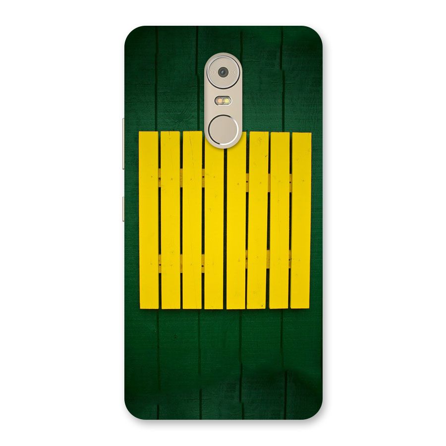 Yellow Fence Back Case for Lenovo K6 Note