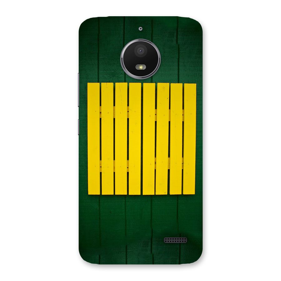 Yellow Fence Back Case for Moto E4