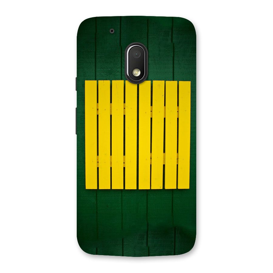 Yellow Fence Back Case for Moto G4 Play