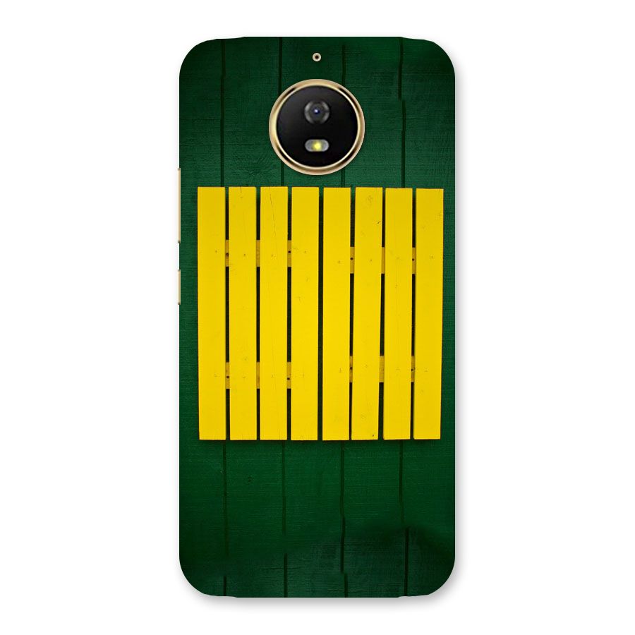 Yellow Fence Back Case for Moto G5s