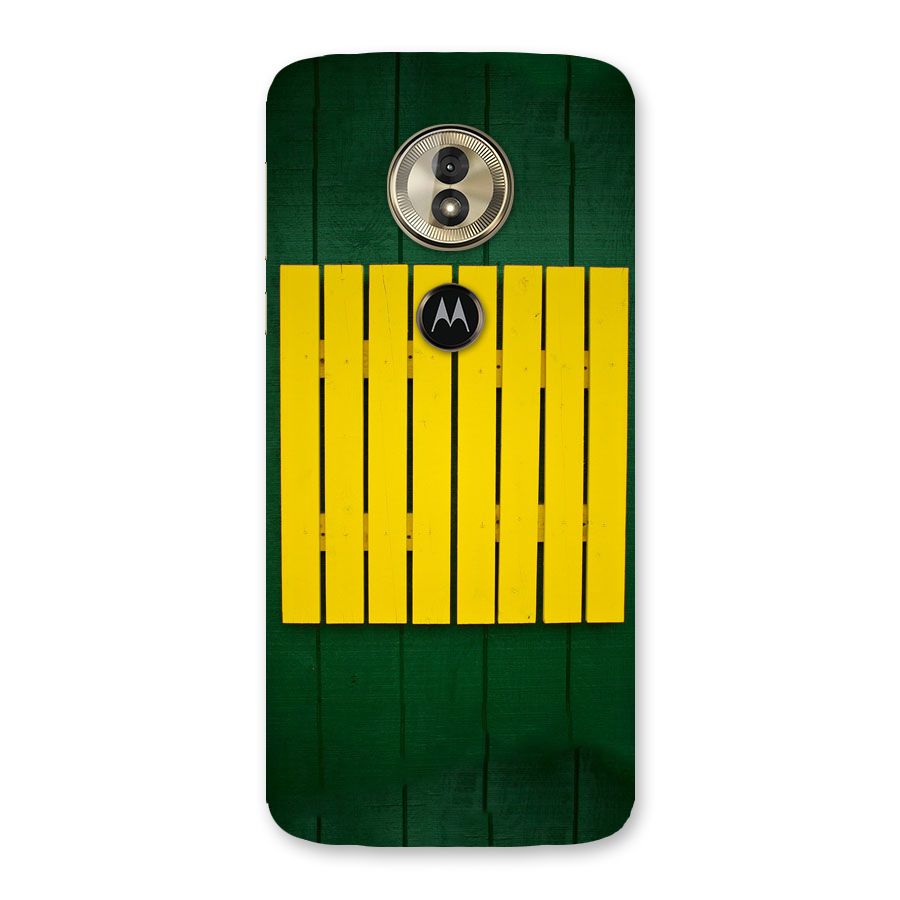 Yellow Fence Back Case for Moto G6 Play