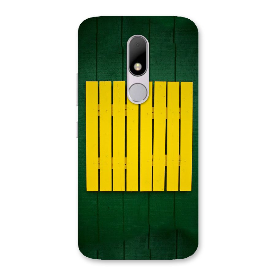 Yellow Fence Back Case for Moto M