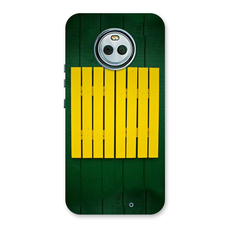 Yellow Fence Back Case for Moto X4