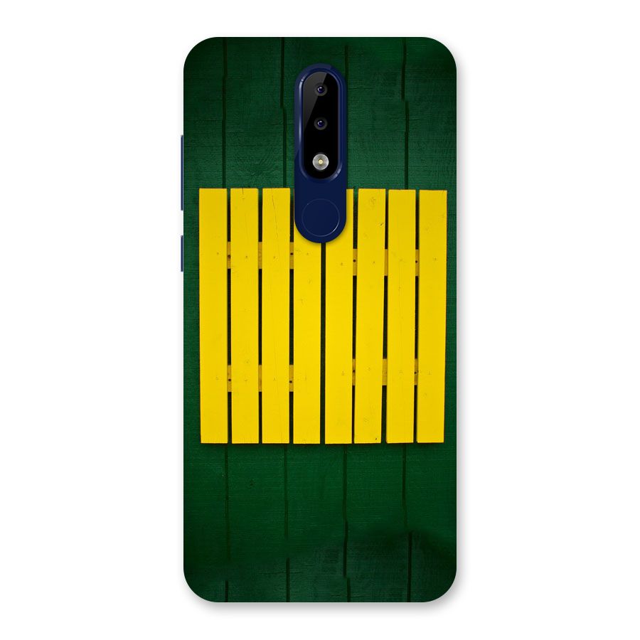 Yellow Fence Back Case for Nokia 5.1 Plus