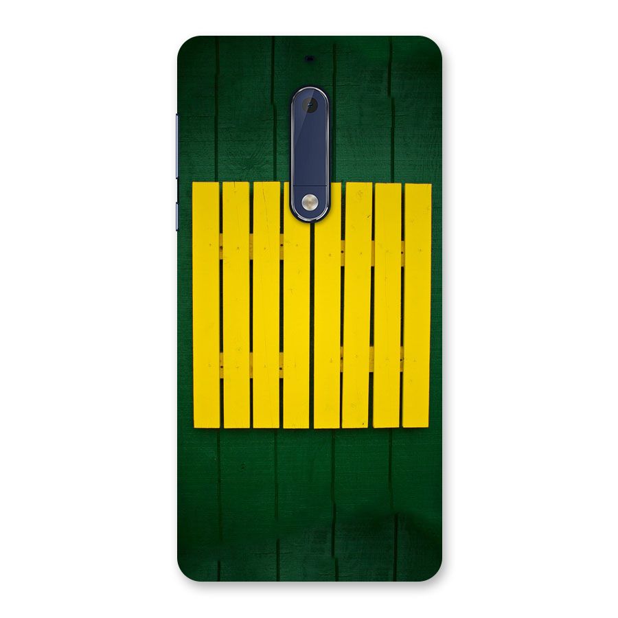 Yellow Fence Back Case for Nokia 5