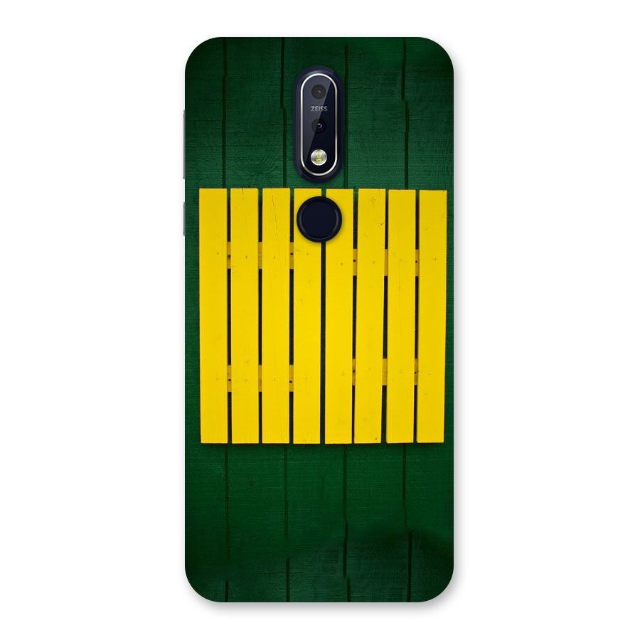 Yellow Fence Back Case for Nokia 7.1