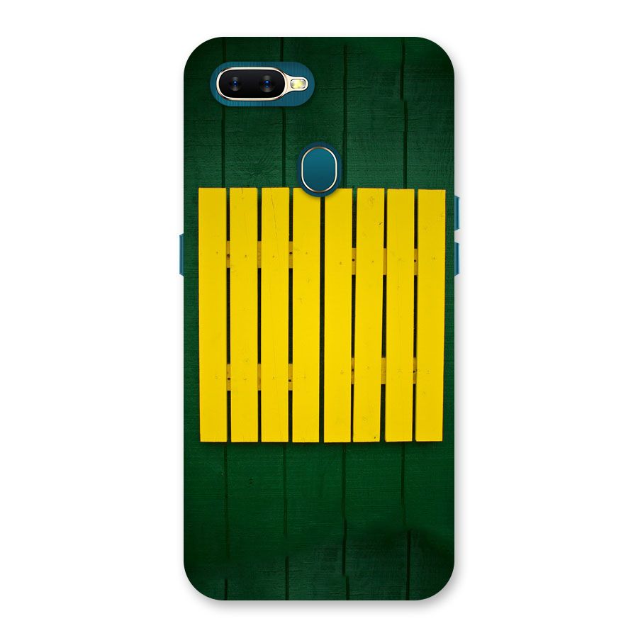 Yellow Fence Back Case for Oppo A11k