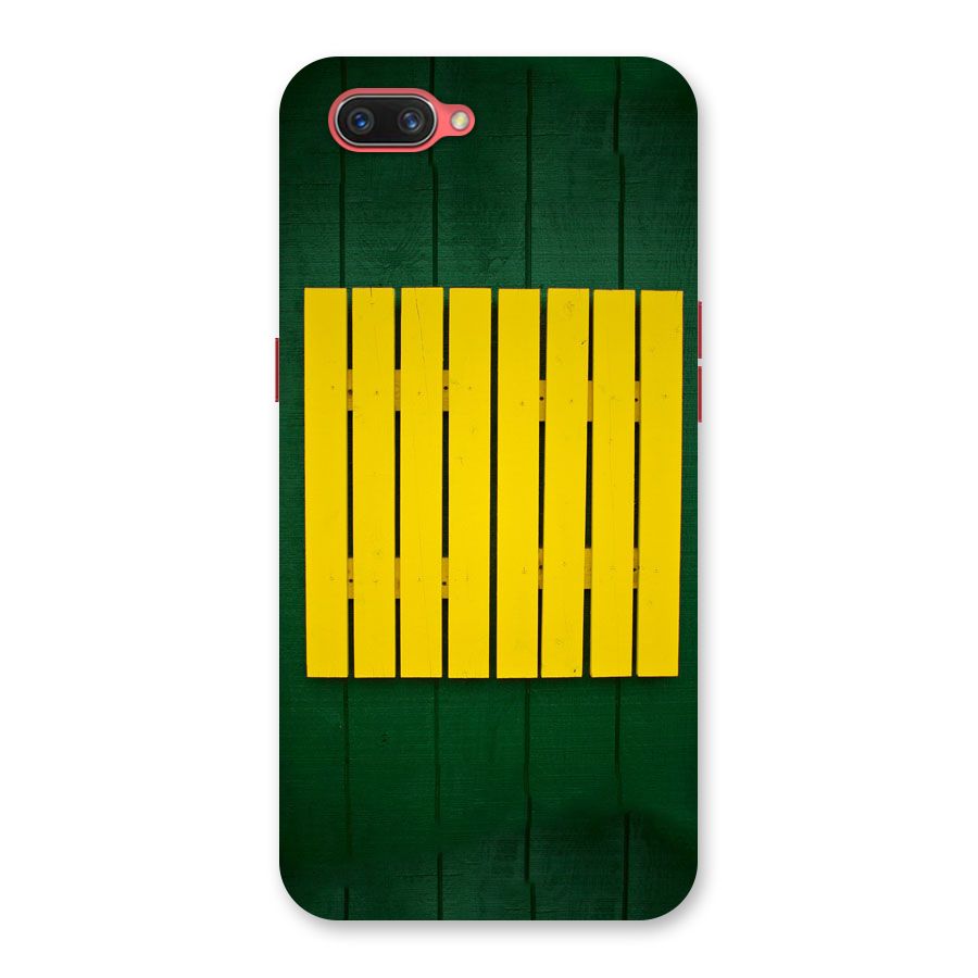 Yellow Fence Back Case for Oppo A3s