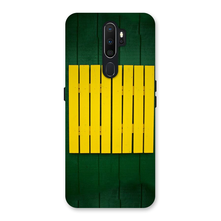 Yellow Fence Back Case for Oppo A5 (2020)