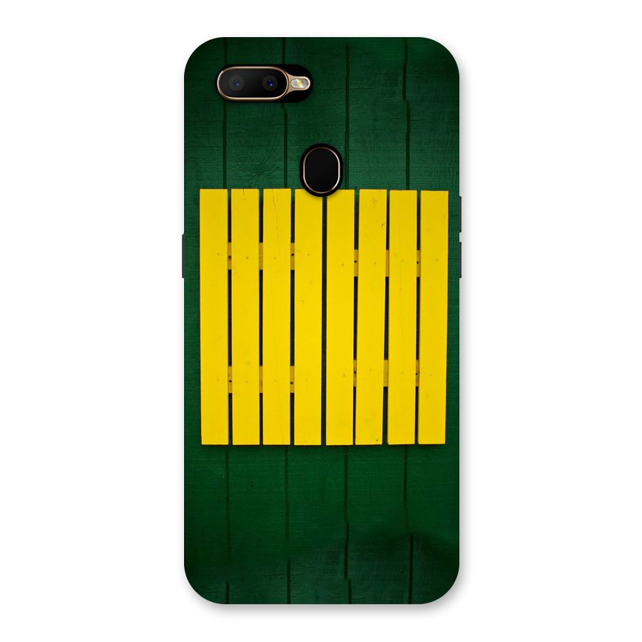 Yellow Fence Back Case for Oppo A5s