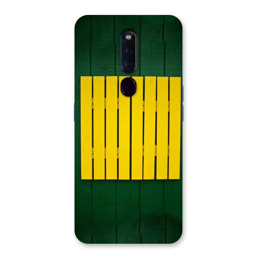 Yellow Fence Back Case for Oppo F11 Pro