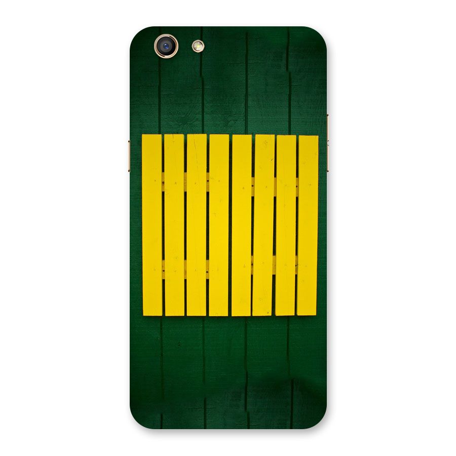 Yellow Fence Back Case for Oppo F3
