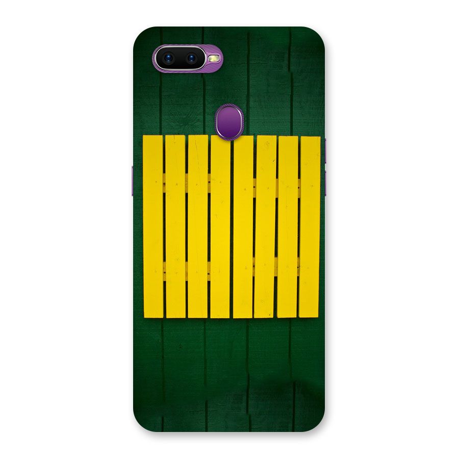 Yellow Fence Back Case for Oppo F9