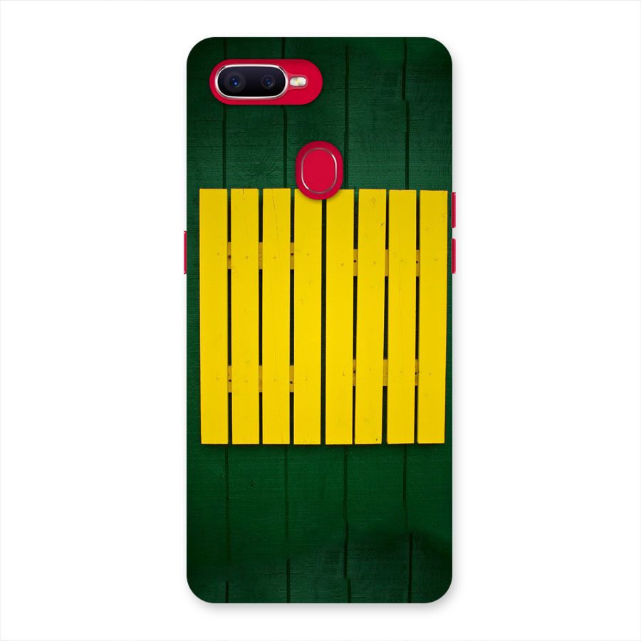 Yellow Fence Back Case for Oppo F9 Pro