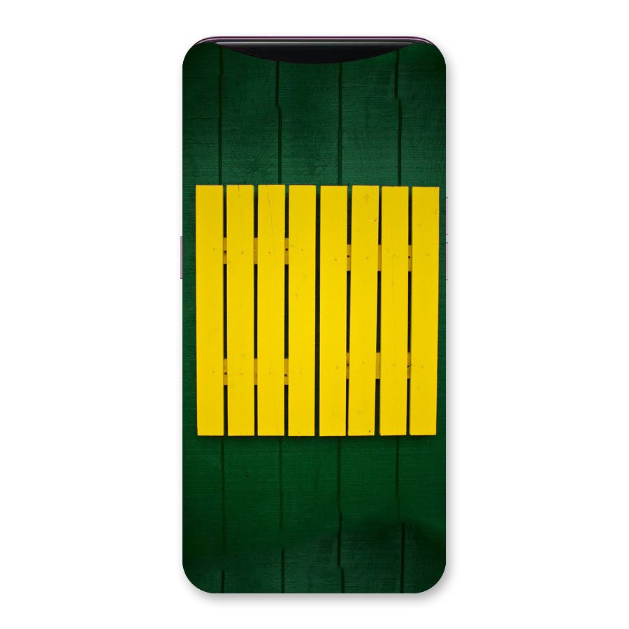 Yellow Fence Back Case for Oppo Find X