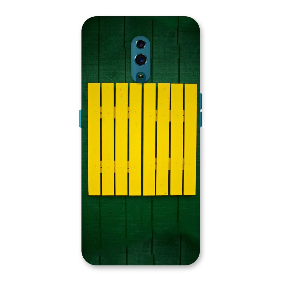 Yellow Fence Back Case for Oppo Reno