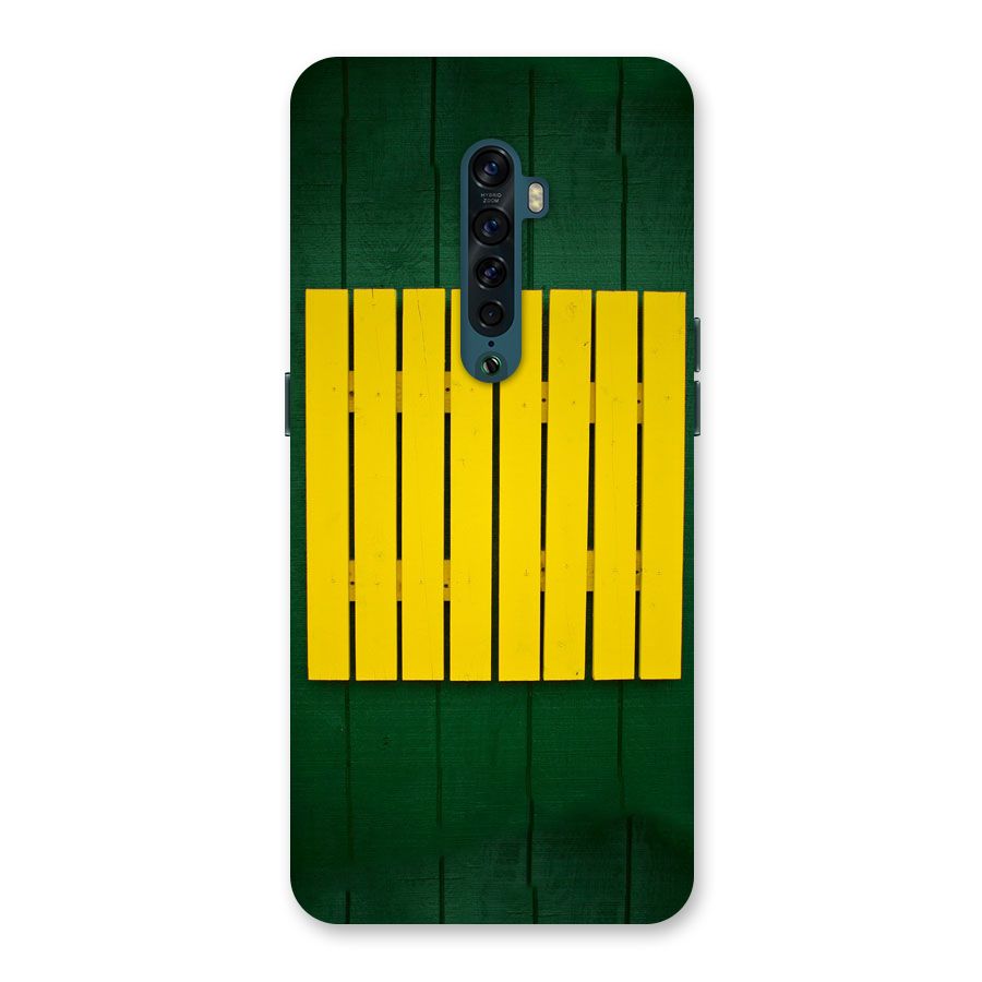 Yellow Fence Back Case for Oppo Reno2