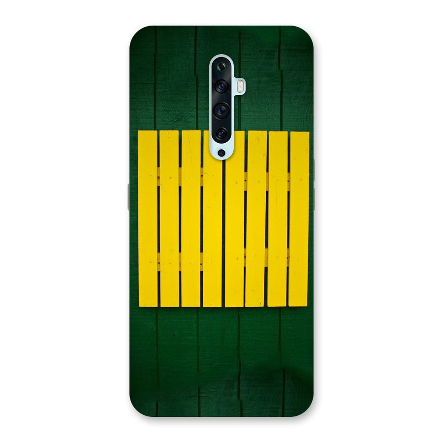 Yellow Fence Back Case for Oppo Reno2 Z
