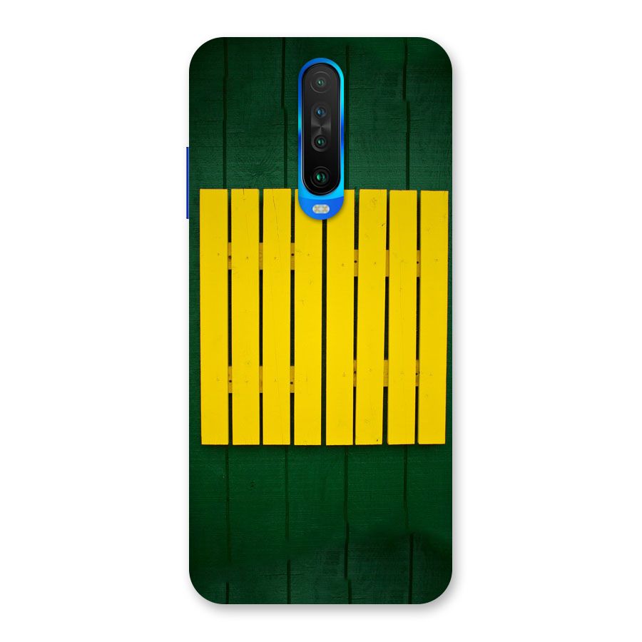 Yellow Fence Back Case for Poco X2