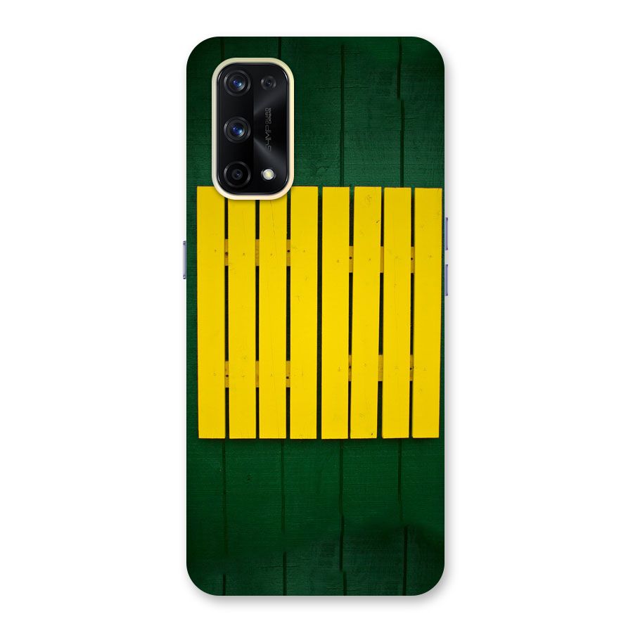 Yellow Fence Glass Back Case for Realme X7 Pro