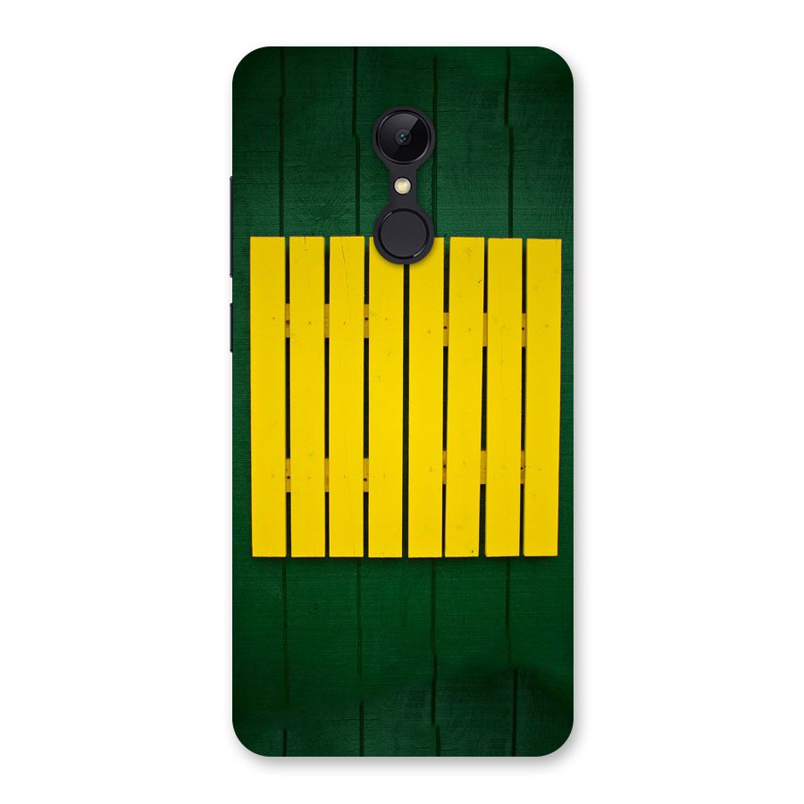 Yellow Fence Back Case for Redmi 5