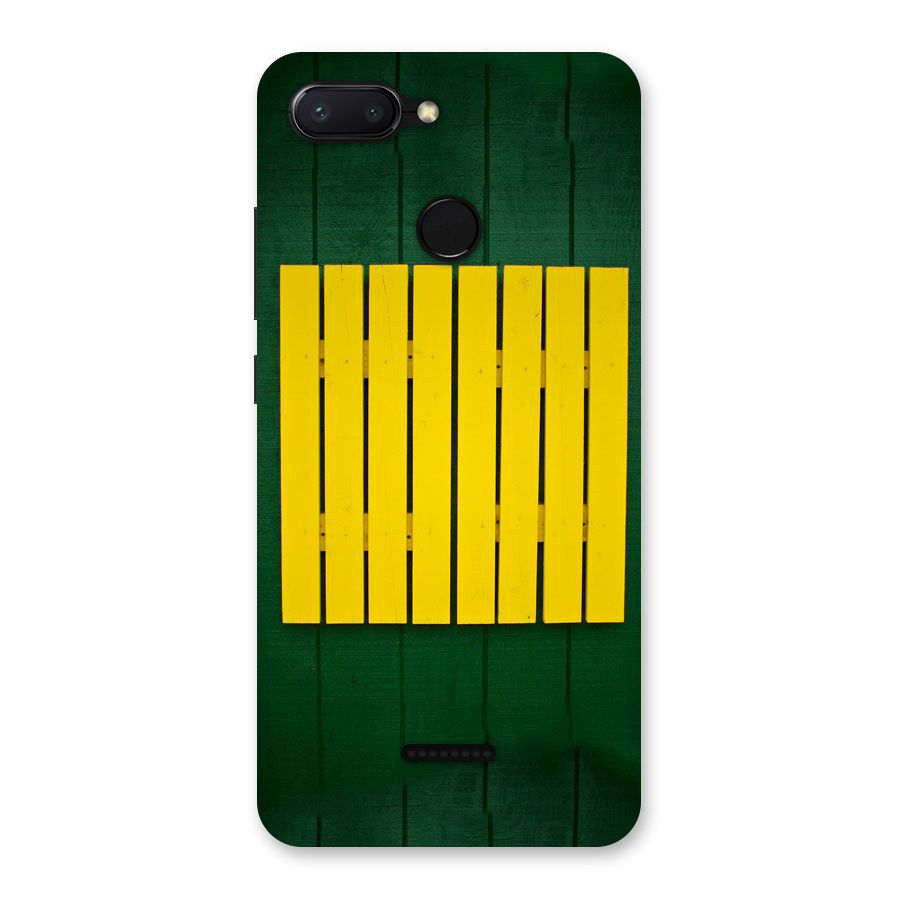 Yellow Fence Back Case for Redmi 6
