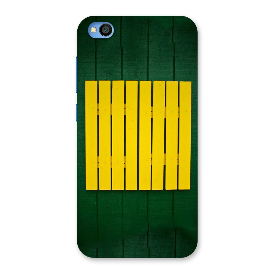 Yellow Fence Back Case for Redmi Go
