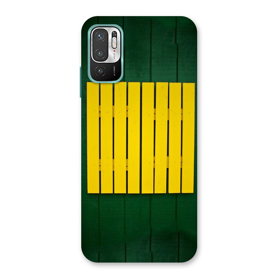 Yellow Fence Back Case for Redmi Note 10T 5G