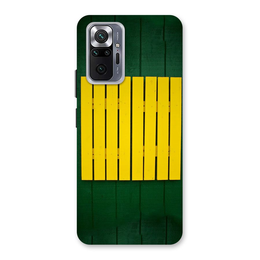 Yellow Fence Back Case for Redmi Note 10 Pro Max
