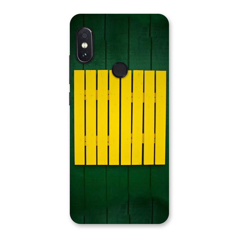 Yellow Fence Back Case for Redmi Note 5 Pro