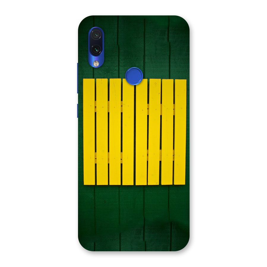 Yellow Fence Back Case for Redmi Note 7