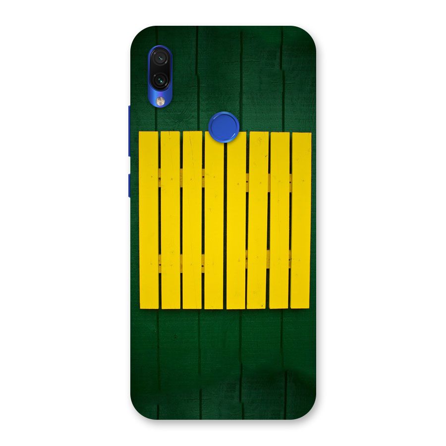 Yellow Fence Back Case for Redmi Note 7S