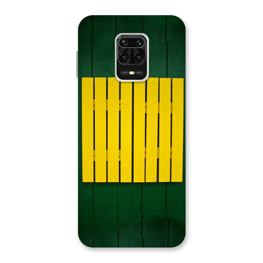 Yellow Fence Back Case for Redmi Note 9 Pro Max