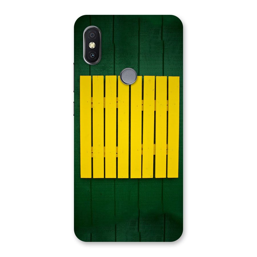 Yellow Fence Back Case for Redmi Y2