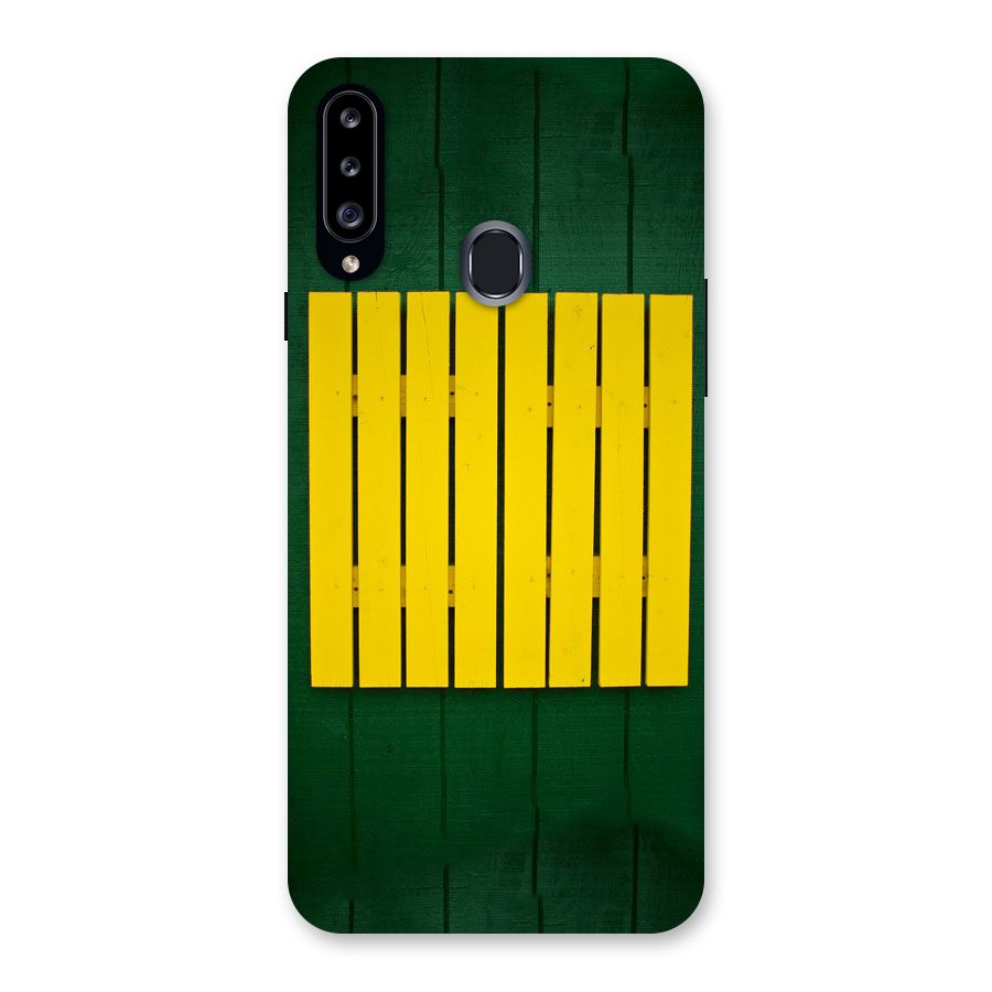 Yellow Fence Back Case for Samsung Galaxy A20s