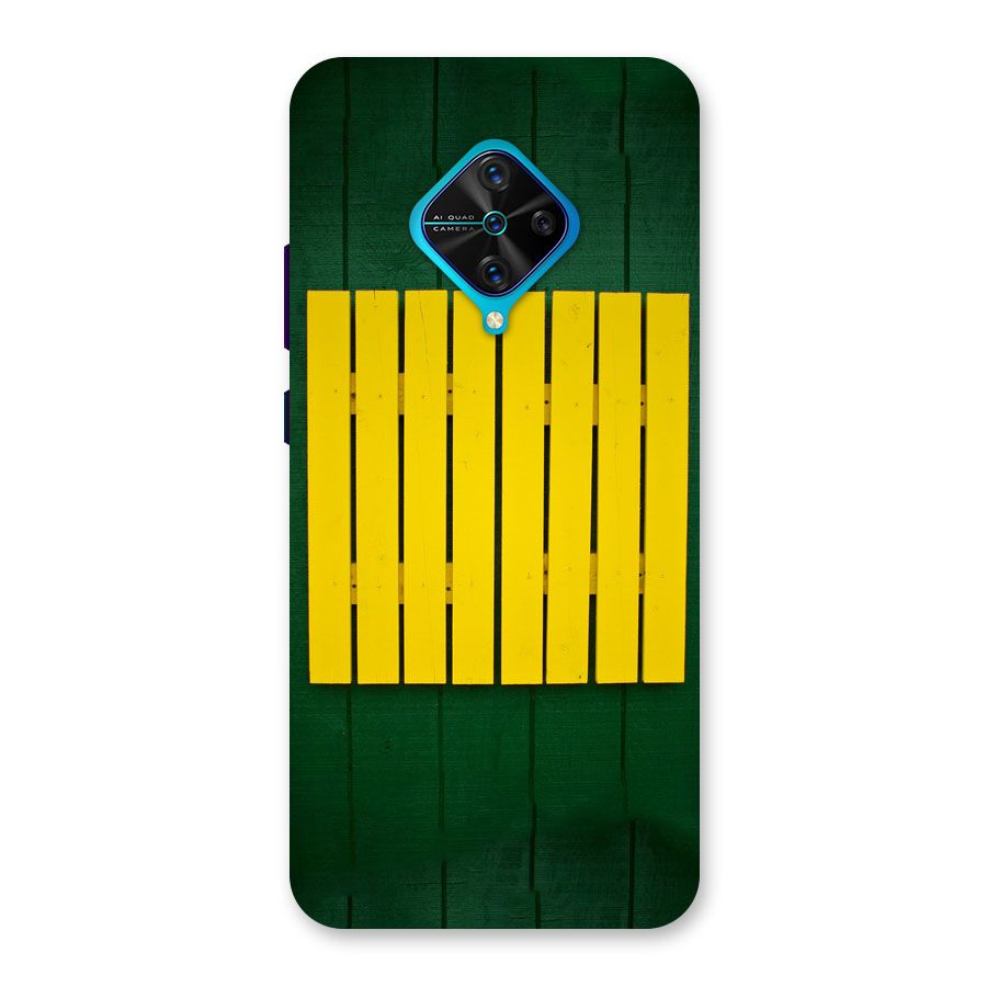 Yellow Fence Back Case for Vivo S1 Pro