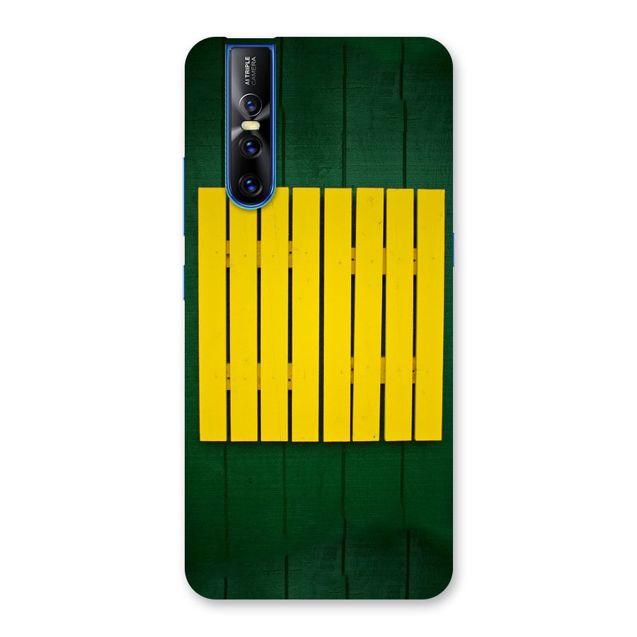 Yellow Fence Back Case for Vivo V15 Pro