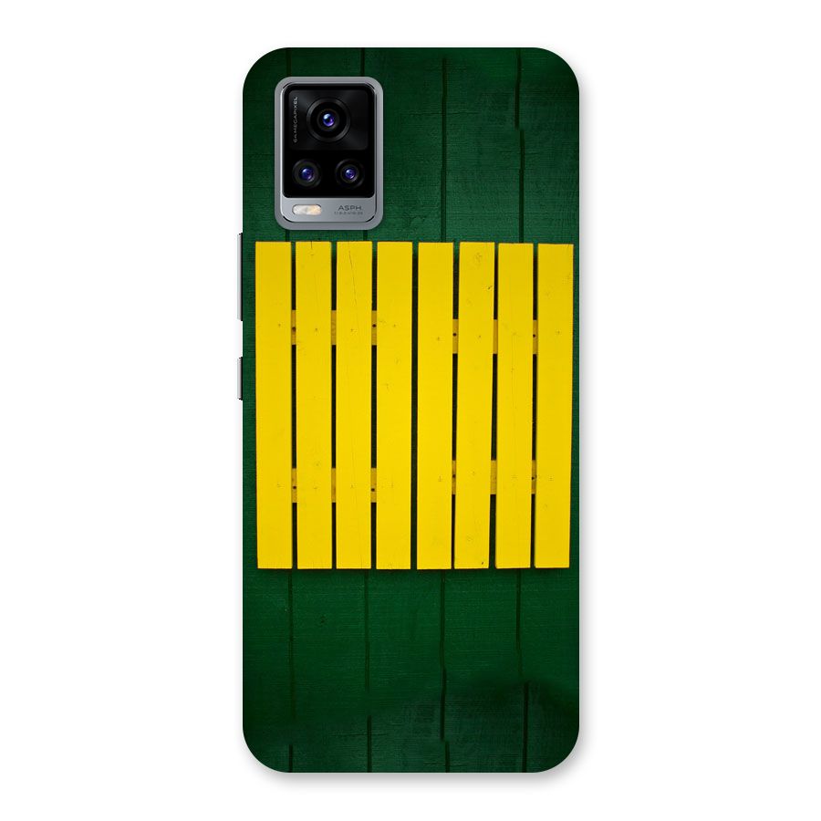 Yellow Fence Back Case for Vivo V20