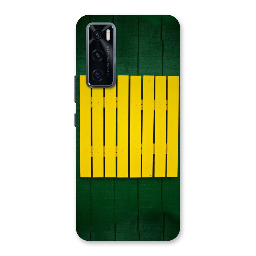 Yellow Fence Back Case for Vivo V20 SE