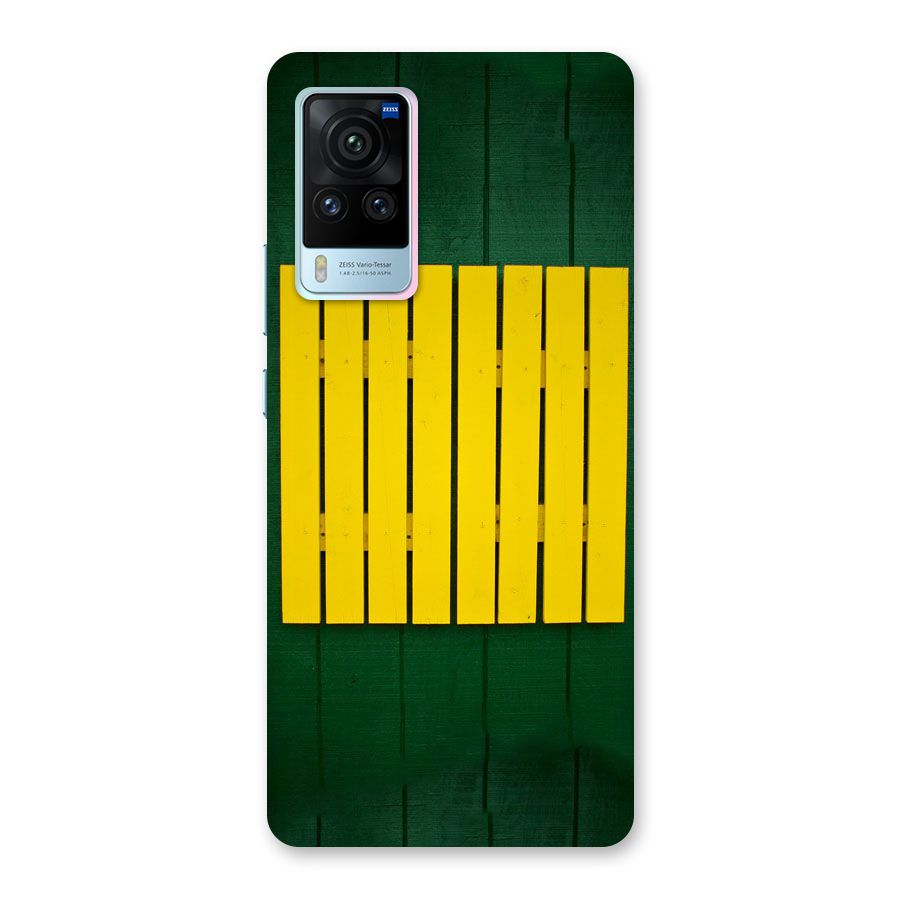 Yellow Fence Back Case for Vivo X60 Pro