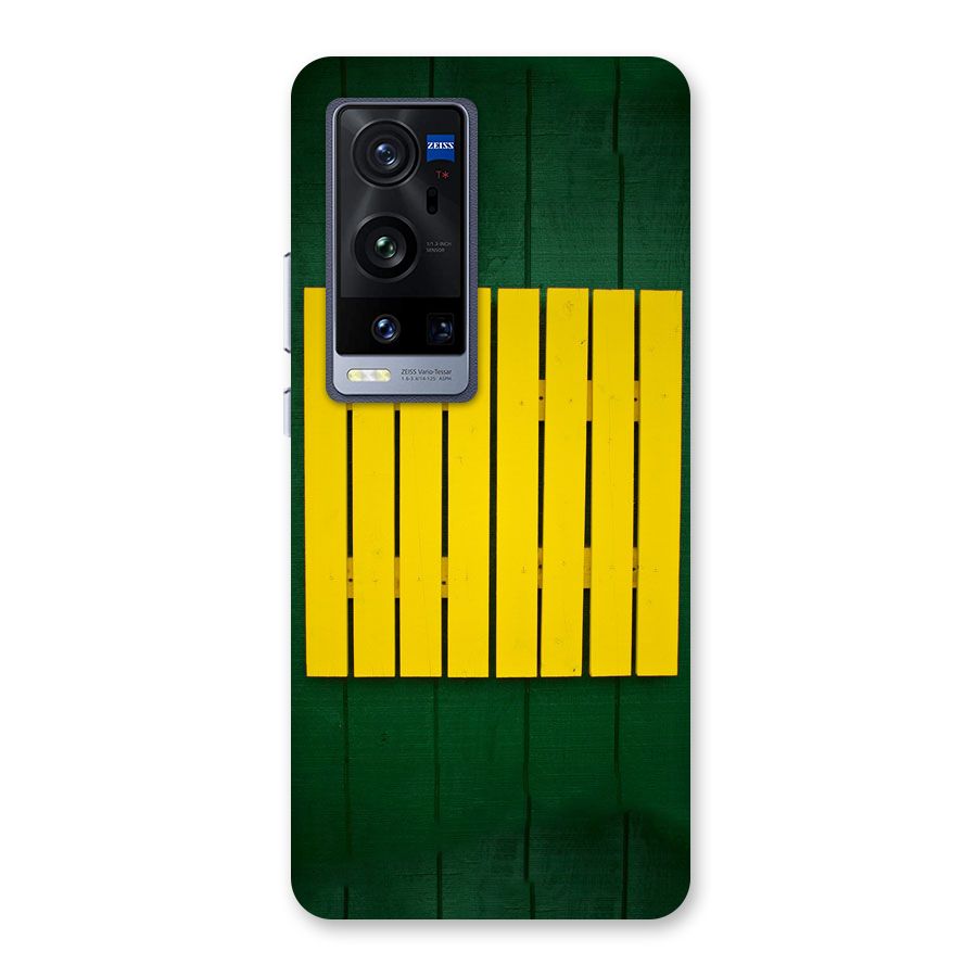 Yellow Fence Back Case for Vivo X60 Pro Plus