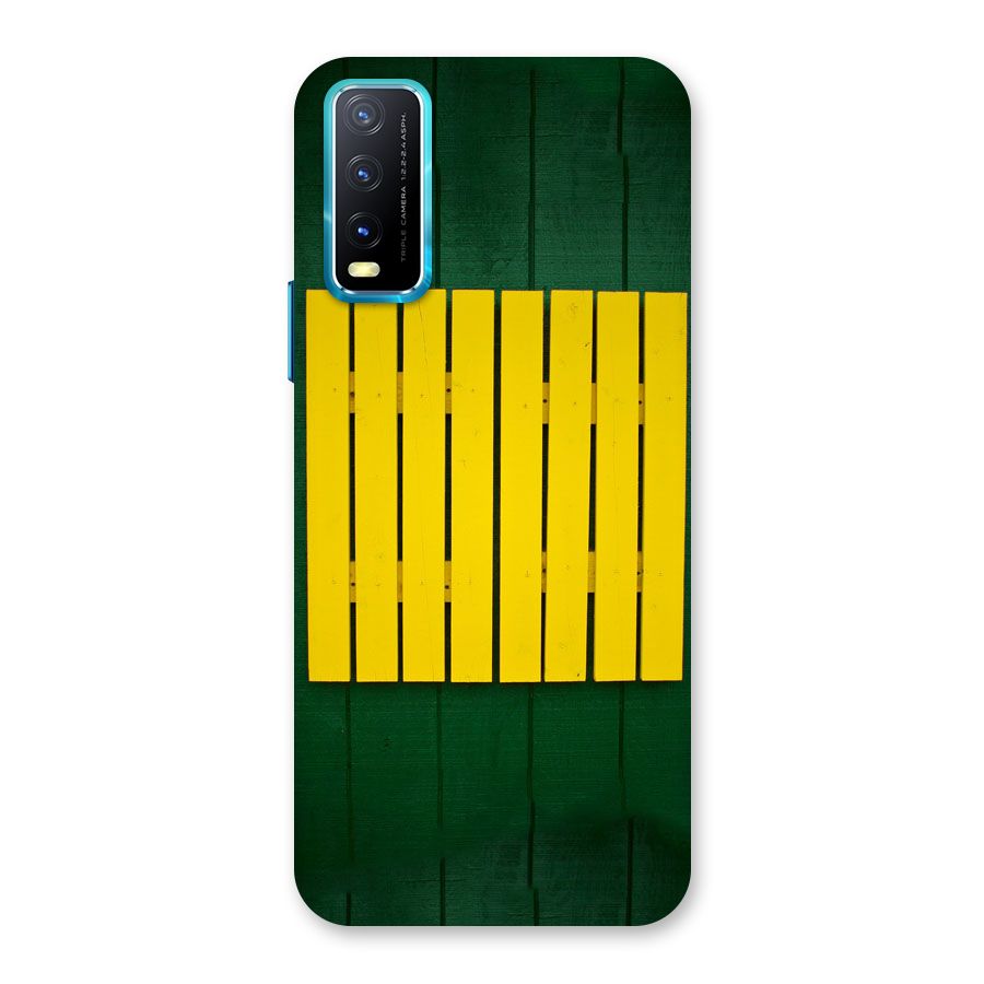 Yellow Fence Back Case for Vivo Y20A