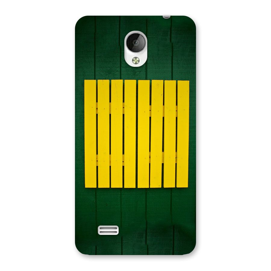 Yellow Fence Back Case for Vivo Y21