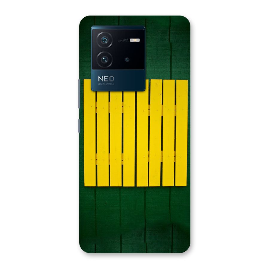 Yellow Fence Back Case for Vivo iQOO Neo 6 5G