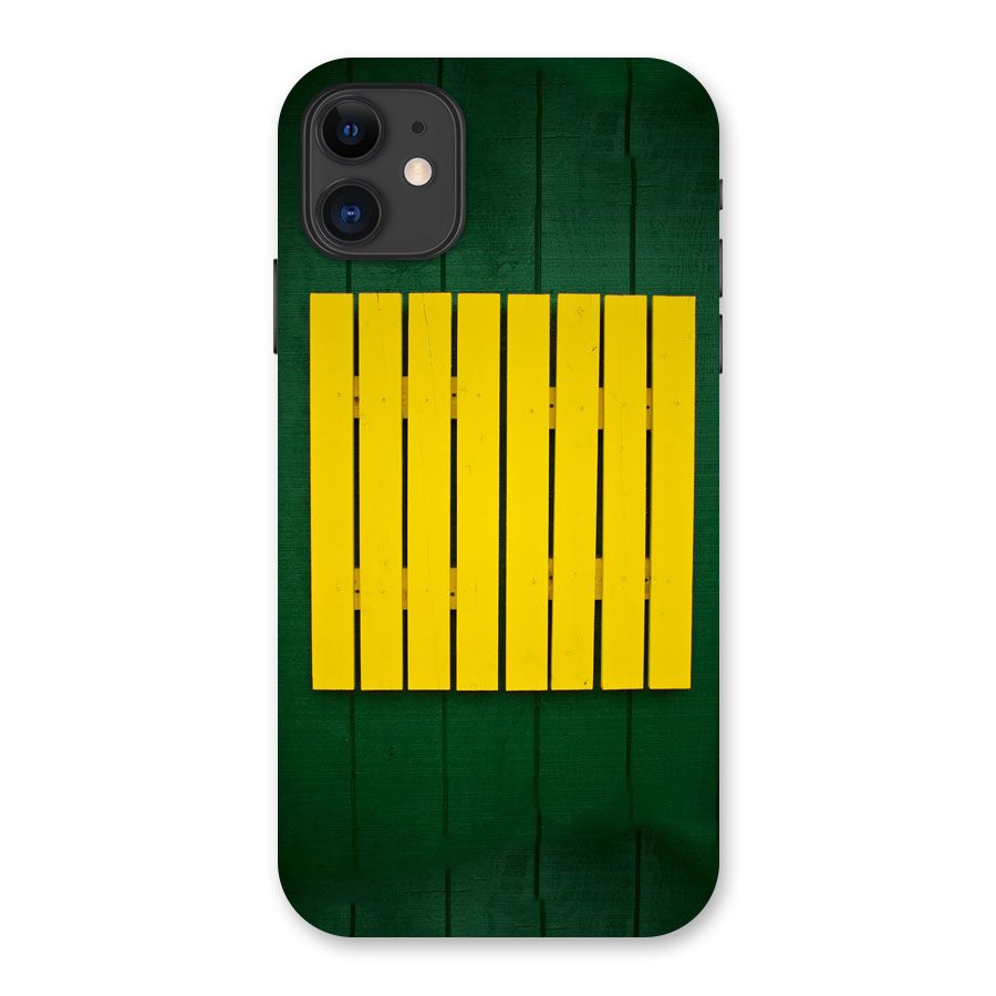 Yellow Fence Back Case for iPhone 11