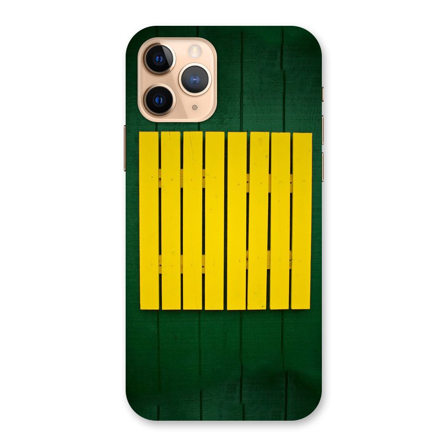 Yellow Fence Back Case for iPhone 11 Pro
