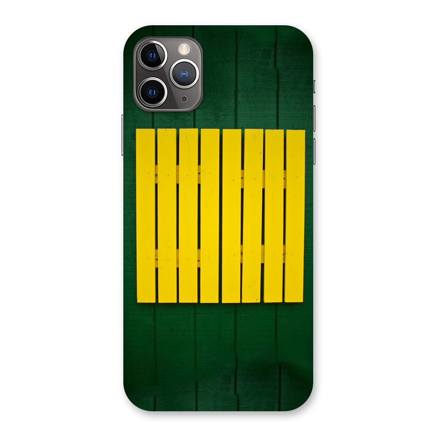 Yellow Fence Back Case for iPhone 11 Pro Max