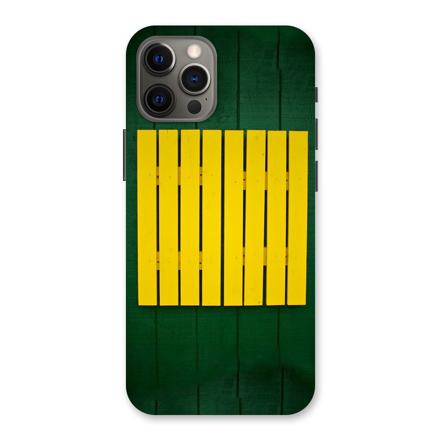 Yellow Fence Back Case for iPhone 12 Pro Max