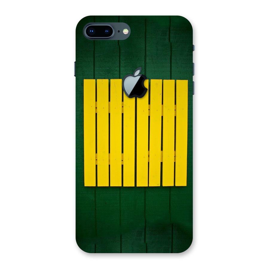 Yellow Fence Back Case for iPhone 7 Plus Apple Cut